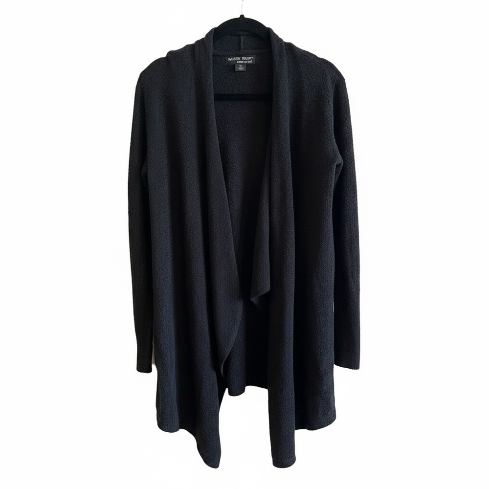 BAREFOOT DREAMS Bamboo Chic Lite Calypso Wrap‎ Cardigan Black S/M